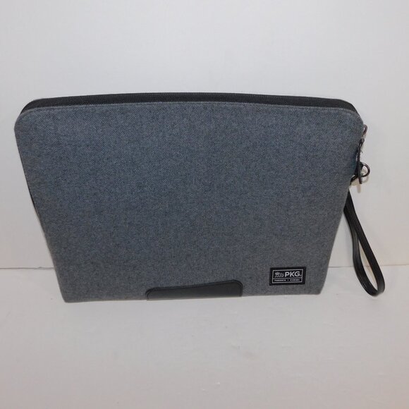 PKG Slouch 13" | 14" Laptop Tablet Sleeve Travel Case Gray Black - Picture 3 of 8